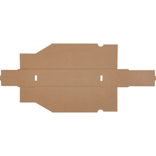 Boîtes profondes en carton ondul&eacute;, 2-7/8" la x 11-1/4" p x 4-1/2" h, Beige Distribution Industrielle GC