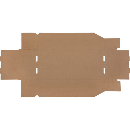 Boîtes profondes en carton ondul&eacute;, 7-3/4" la x 17-1/4" p x 4-1/2" h, Beige Distribution Industrielle GC