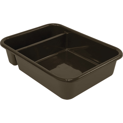 Bac d'entreposage tout usage &agrave; compartiment, 5" ha x 15" p x 20" lo, Plastique, Brun Distribution Industrielle GC