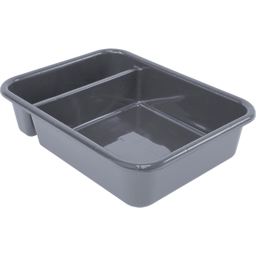 Bac d'entreposage tout usage &agrave; compartiment, 5" ha x 15" p x 20" lo, Plastique, Gris Distribution Industrielle GC