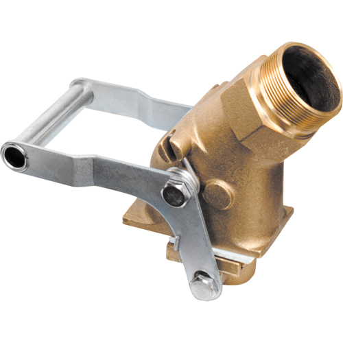 Self-Closing Gate Valve, Brass, 2" NPT Distribution Industrielle GC
