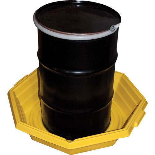 Drums-up Trays, 37.5" L x 37.5" W x 7.5" H, 20 US gal. Spill Capacity Distribution Industrielle GC