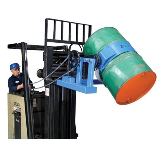 Leveurs de barils pour chariot &eacute;l&eacute;vateur, Baril de 55 gal. US (45 gal. imp.), Capacit&eacute; 800 lb/363 kg Distribution Industrielle GC