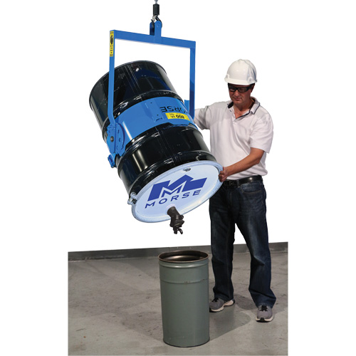 Ensemble de l&egrave;ve-baril manuel inclinable, Baril de 55 gal. US (45 gal. imp.), Capacit&eacute; 800 lb/363 kg Distribution Industrielle GC