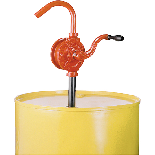 Pompe rotative pour barils, Fonte, Pour capacit&eacute; 15-55 gal., 7,5 gallons/100 r&eacute;volutions Distribution Industrielle GC
