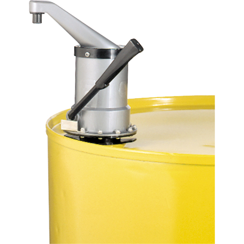 Pompe &agrave; baril, type levier, Polypropyl&egrave;ne, 10 oz/course, Pour barils de 5-45 gal. Distribution Industrielle GC