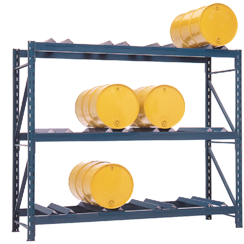 Rayonnages pour barils, 12 barils, 112" la x 36" p x 96" h Distribution Industrielle GC