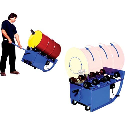 M&eacute;langeurs portatifs, 55 gal. US (45 gal. imp.) Capacit&eacute;, Vitesse fixe, 0,5 CV Distribution Industrielle GC