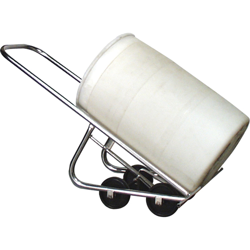 Multi-Purpose Drum Truck, Stainless Steel Construction, 25 - 55 US Gal. (20 - 45 Imperial Gal.) Distribution Industrielle GC