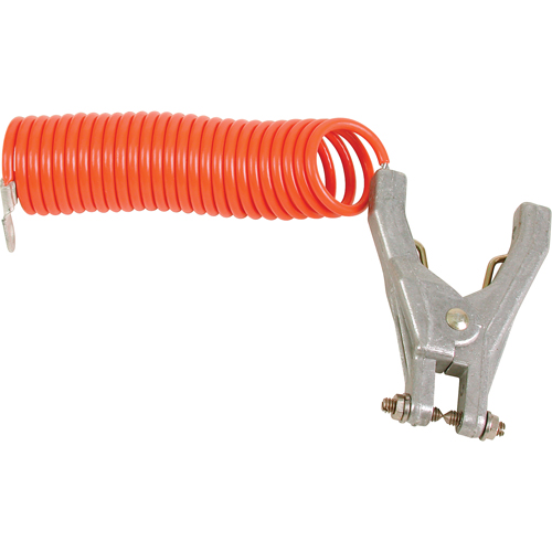 Coiled Grounding Clamps, 120" Long Distribution Industrielle GC