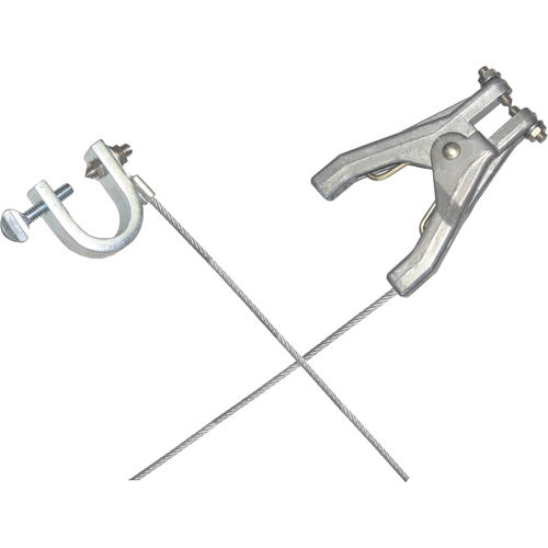 Heavy-Duty Bonding & Grounding Wire Assemblies - Hand Clamps & C-Clamps Distribution Industrielle GC