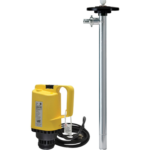 Pompes &agrave; tambour &eacute;lectriques, Acier inoxydable, 54,5 gal./min Distribution Industrielle GC