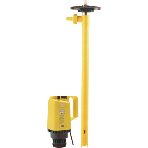 Pompes &agrave; tambour &eacute;lectriques, Polypropyl&egrave;ne, 24 gal./min Distribution Industrielle GC