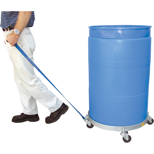 Chariots &agrave; &eacute;tages multiples pour baril, Acier, Capacit&eacute;e 900 lb, Diam&egrave;tre 23-1/2", Roue en Caoutchouc Distribution Industrielle GC