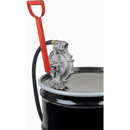 Pompe manuelle, Aluminium/Acier, 25,5 oz/course, Pour barils de 15-55 gal. Distribution Industrielle GC