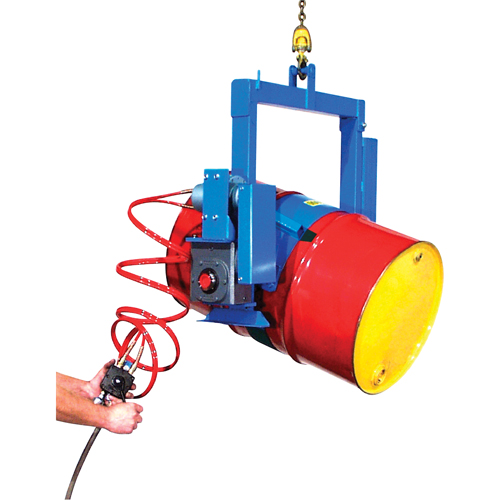 Power Drum Tilter - Air Motor, 55 US gal. (45 Imperial Gal.) Drum Size, 1500 lbs./680 kg. Cap. Distribution Industrielle GC
