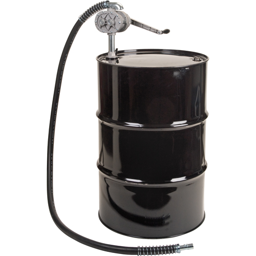Rotary Lobe Type Drum Pump, Aluminum/Steel, Fits 55 Gal., 1 liter per revolution Distribution Industrielle GC