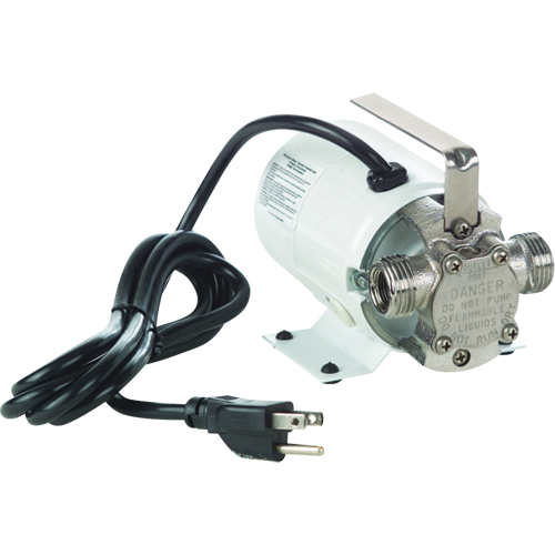 Pompes de transfert &agrave; amorçage automatique, non submersibles en laiton plaque - Pompe seulement, 115 V, 360 gal./h, 1/10 CV Distribution Industrielle GC