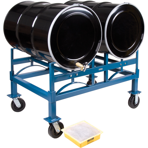 Porte-barils empilables, 2 barils, Capacit&eacute; de 1600 lb, 45-1/2" la x 30" p x 12-1/2" h Distribution Industrielle GC