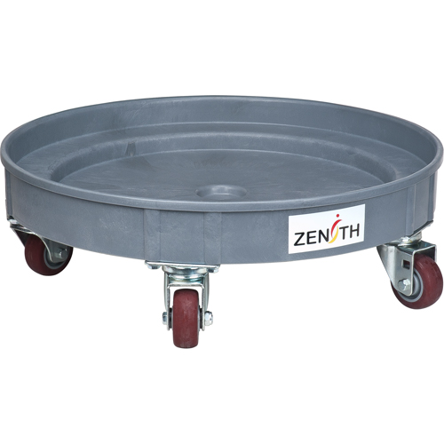 Socle roulant pour baril de confinement des fuites, 24,25" dia. X 7,625" h, Cap. de d&eacute;versement 1,5 gal. US Distribution Industrielle GC