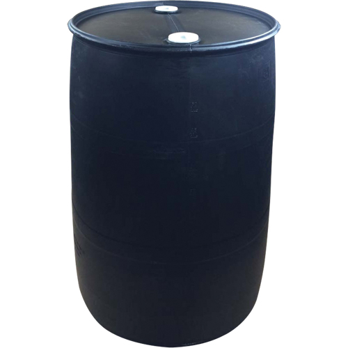 Polyethylene Drums, 55 US gal (45 imp. gal.), Closed Top, Black Distribution Industrielle GC