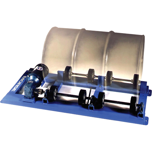 M&eacute;langeur rotatif stationnaire &agrave; baril unique, 55 gal. US (45 gal. imp.) Capacit&eacute;, Vitesse fixe, 0,5 CV Distribution Industrielle GC