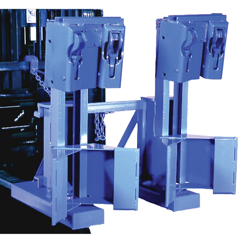 Manipulateur de barils MORSPEED 1500 pour chariot &eacute;l&eacute;vateur, Pour 30 - 85 gal. US (25 - 70 gal. imp.) Distribution Industrielle GC