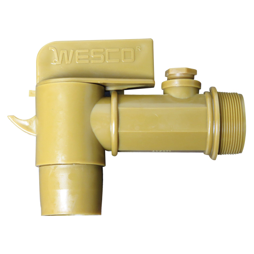 Soupape de baril de luxe en poly&eacute;thyl&egrave;ne NPT 2", Poly&eacute;thyl&egrave;ne, NPT de 2" Distribution Industrielle GC