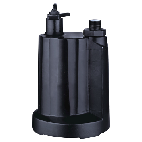 Submersible Utility Pump, 1/3 HP, 2160 GPH, 115 V, 4 A Distribution Industrielle GC