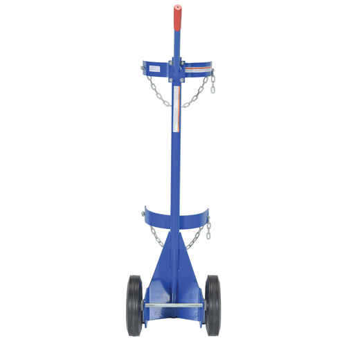 Chariot pour bouteille de gaz, Roues Caoutchouc, Base de 12" la x 15-1/2" lo, 500 lb Distribution Industrielle GC