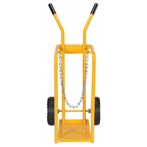 Chariot pour bouteille de gaz, Roues Caoutchouc moul&eacute;, Base de 9-13/16" la x 16" lo, 150 lb Distribution Industrielle GC