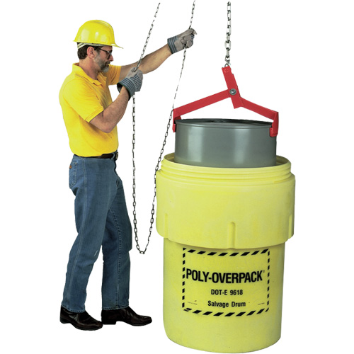 L&egrave;ve-baril, Baril de 85 gal. US (70 gal. imp.), Capacit&eacute; 1000 lb/454 kg Distribution Industrielle GC