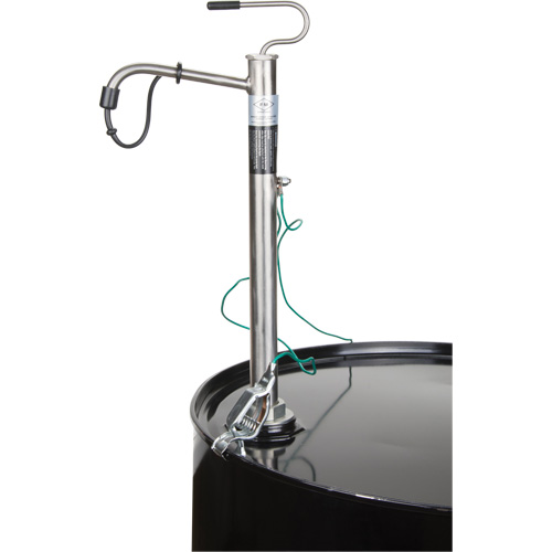 Pompe de type &agrave; tirer pour baril homologu&eacute;e FM, Pour 15 - 55 gal., 7 oz/course Distribution Industrielle GC