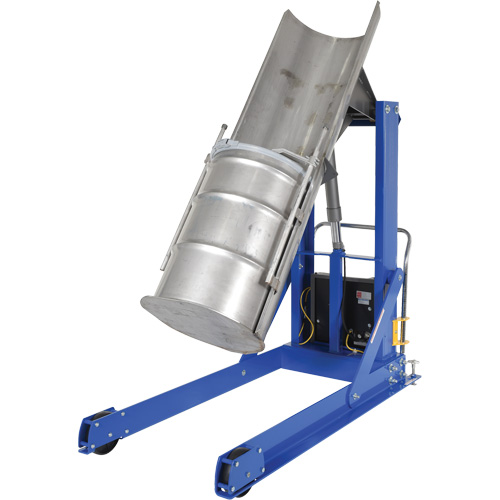Tombereau hydraulique portatif pour baril, Pour 30 - 55 gal. US (25 - 45,8 gal. imp.) Distribution Industrielle GC