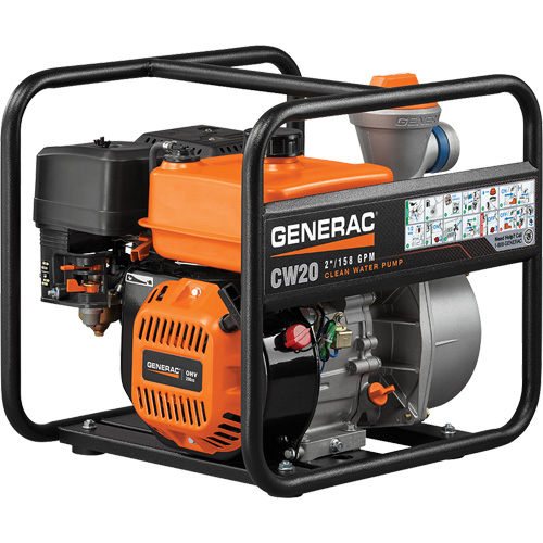 Clean Water Pump, 158 GPM, 208 cc, 4 Cycle OHV Distribution Industrielle GC