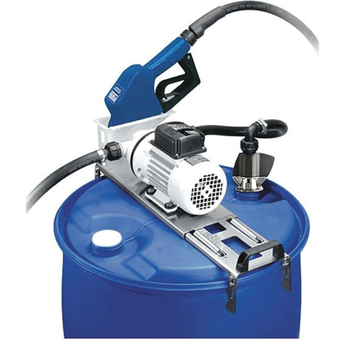 Ensemble de pompe pour baril Piusi Suzzarablue, Acier inoxydable, 9 gal./min Distribution Industrielle GC
