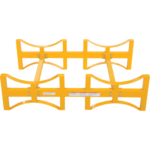 Porte-barils empilable en acier, 2 barils, Capacit&eacute; de 1600 lb, 45-1/2" la x 29-7/8" p x 12-3/4" h Distribution Industrielle GC