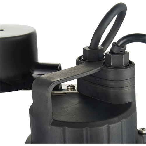 Pompe de puisard submersible thermoplastique, 2560 gal./h, 115 V, 4,6 A, 1/3 CV Distribution Industrielle GC
