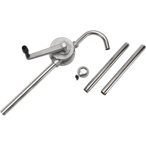 Rotary Type Drum Pump, Stainless Steel, Fits 55 Gal., 12 oz./Stroke Distribution Industrielle GC
