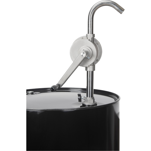 Rotary Type Drum Pump, Stainless Steel, Fits 55 Gal., 12 oz./Stroke Distribution Industrielle GC
