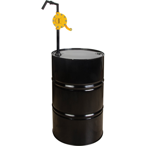 Pompe rotative pour baril, Polypropyl&egrave;ne, Pour capacit&eacute; 15 - 55 gal. US, 8 oz/course Distribution Industrielle GC