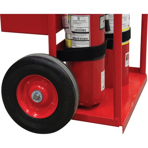 Hot Works Fire Prevention Cart, Semi-Pneumatic Wheels, 17.75" W x 8.9" L Base, 100 lbs. Distribution Industrielle GC