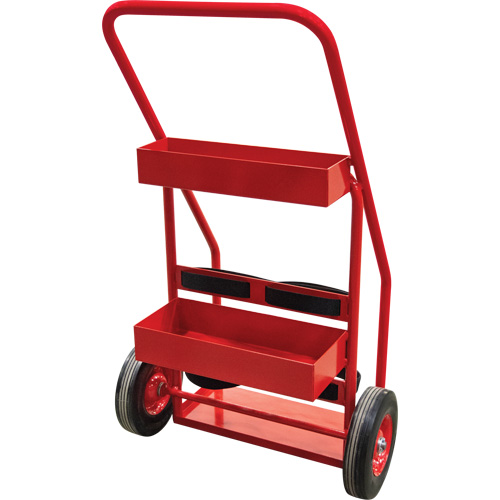 Hot Works Fire Prevention Cart, Semi-Pneumatic Wheels, 17.75" W x 8.9" L Base, 100 lbs. Distribution Industrielle GC
