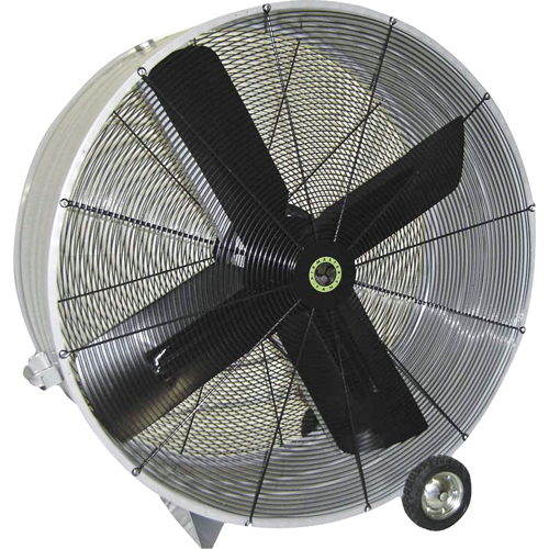 Ventilateurs tambour &agrave; entraînement par courroie, Industriel, 1 vitesses, Diam&egrave;tre de 48" Distribution Industrielle GC