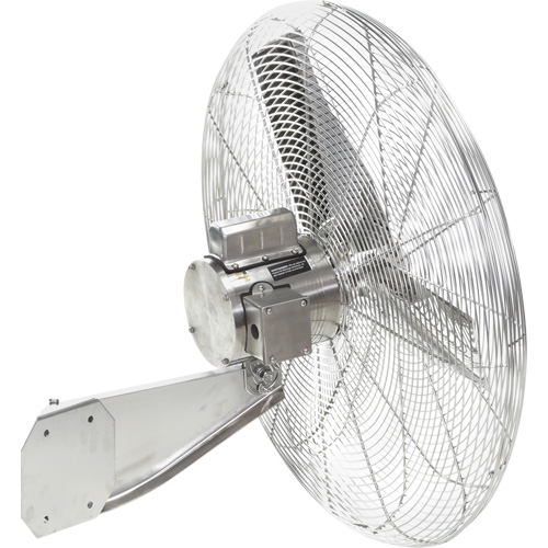 Stainless Steel Food Service Washdown Air Circulating Fans, Industrial, 1 Speed, 20" Diameter Distribution Industrielle GC