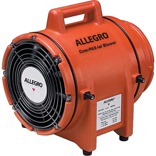 Ventilateurs COM-PAX-IAL en plastique de 8" ALLEGRO INDUSTRIES, 1/3 CV, 831 pi³/min Distribution Industrielle GC