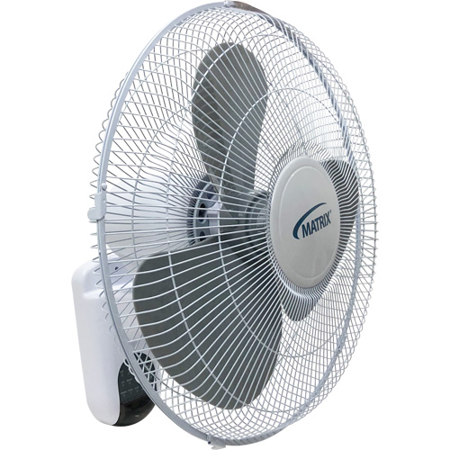 Ventilateur mural oscillant, Commercial, 3 vitesses, Diam&egrave;tre de 16" Distribution Industrielle GC