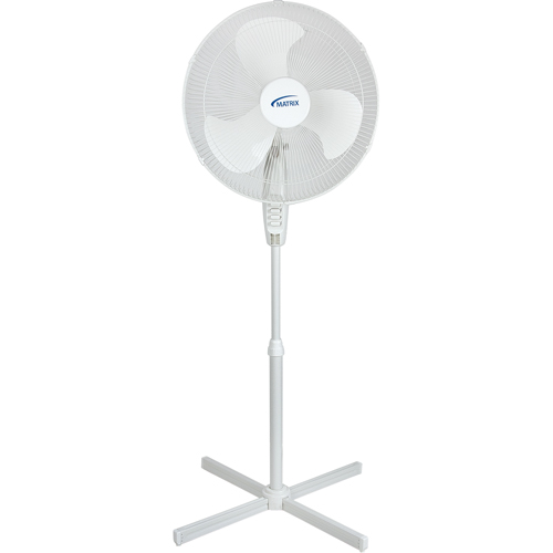 Ventilateur oscillant sur socle, Commercial, 3 Vitesses, Diam&egrave;tre de 18" Distribution Industrielle GC