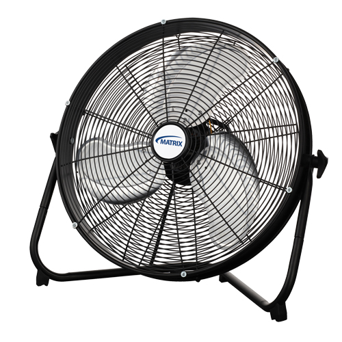 Ventilateur de plancher &agrave; haute v&eacute;locit&eacute;, Commercial, 3 vitesses, Diam&egrave;tre de 20" Distribution Industrielle GC