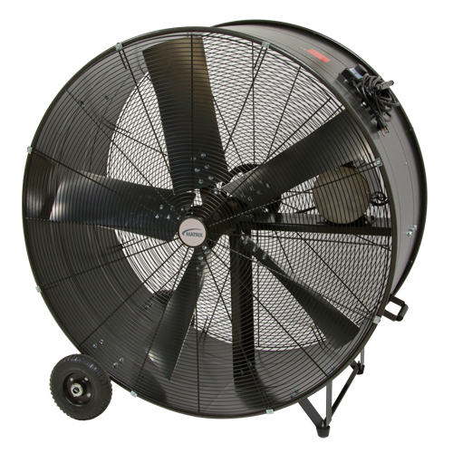 Ventilateur tambour robuste et fixe &agrave; courroie, Industriel, 2 vitesses, Diam&egrave;tre de 42" Distribution Industrielle GC